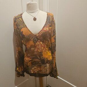 BOHO VINTAGE BLOUSE BY DAVID BITTON